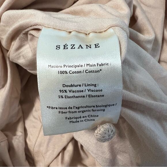 Sezane Cassey Crochet Dress  Solidarity Creation Cream Sz M - Picture 7 of 8